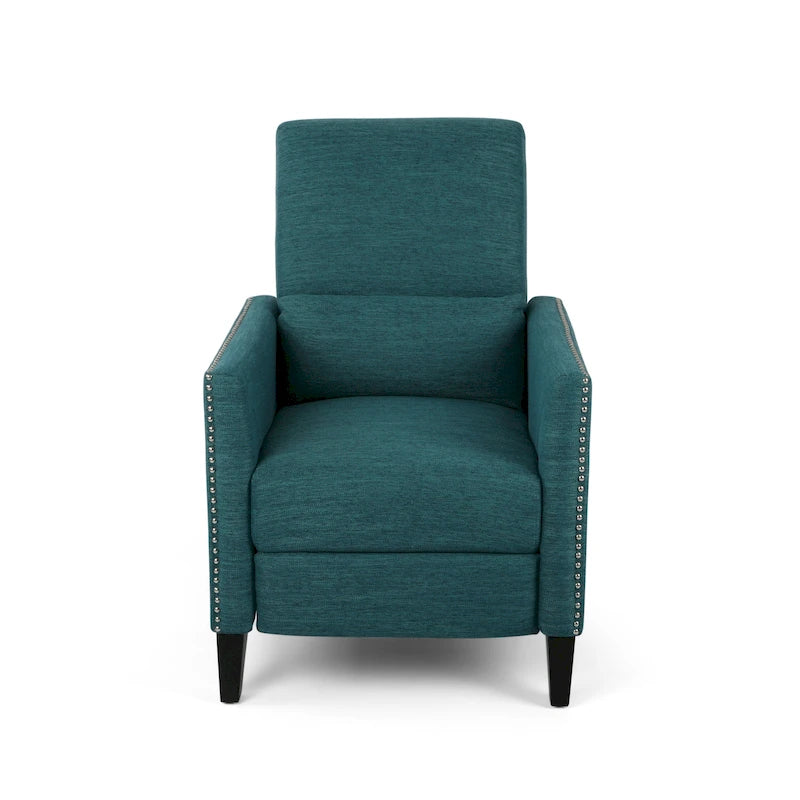 Alscot Contemporary Fabric Push Back Recliner by Christopher Knight Home