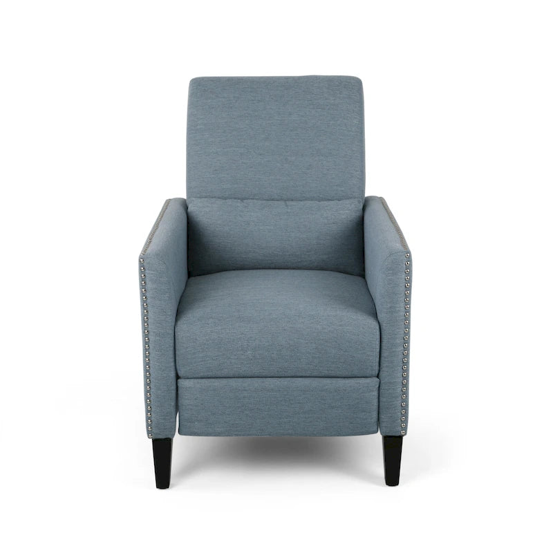 Alscot Contemporary Fabric Push Back Recliner by Christopher Knight Home