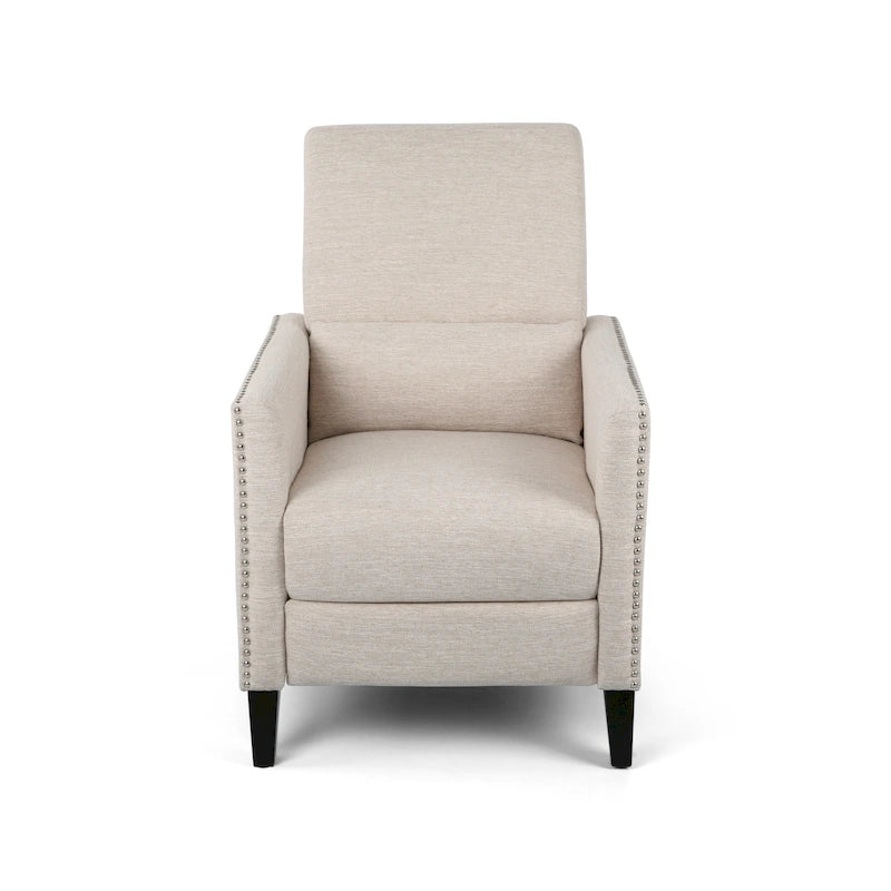 Alscot Contemporary Fabric Push Back Recliner by Christopher Knight Home