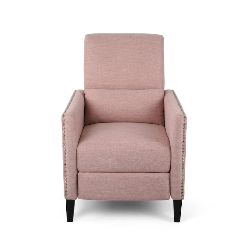 Alscot Contemporary Fabric Push Back Recliner by Christopher Knight Home