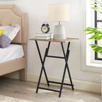 2-Piece Folding TV Tray - 14.96 x 19.69 x 26.38