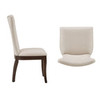 Tallinn Fabric Wingback Dining Chairs (Set of 2)