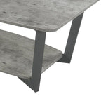 Convenience Concepts Graystone Coffee Table with Shelf