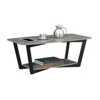 Convenience Concepts Graystone Coffee Table with Shelf