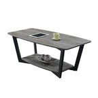 Convenience Concepts Graystone Coffee Table with Shelf