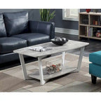 Convenience Concepts Graystone Coffee Table with Shelf