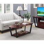 Convenience Concepts Graystone Coffee Table with Shelf