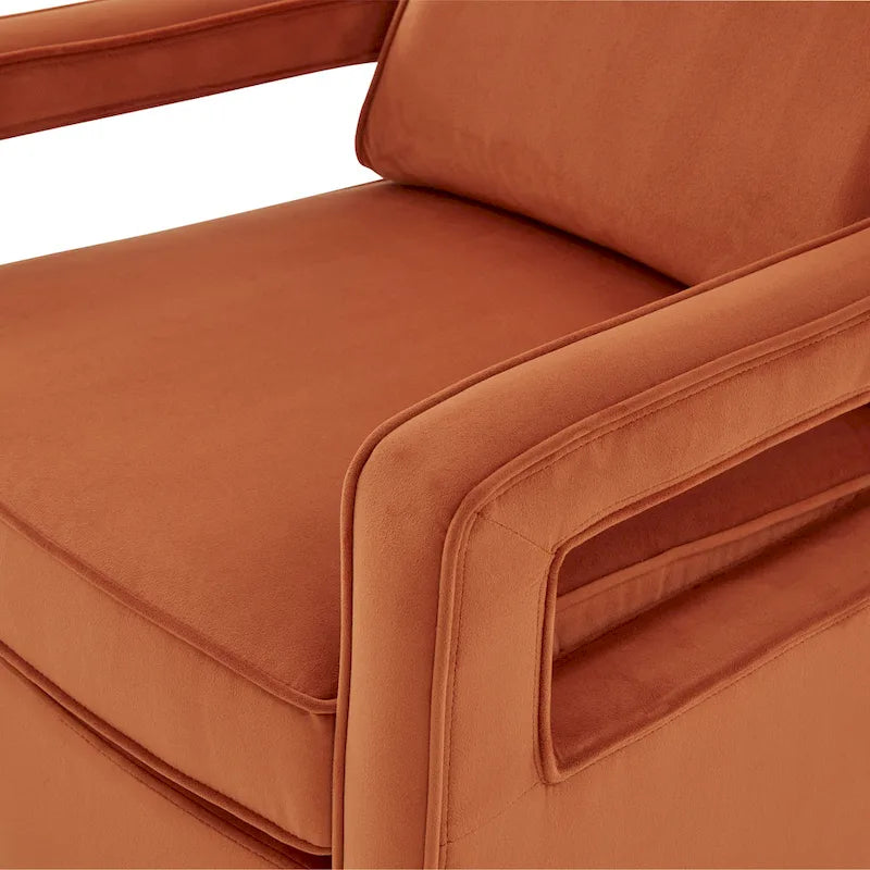 Quinn Velvet Accent Arm Chair by Greyson Living