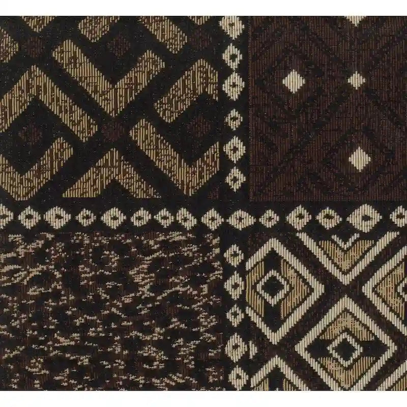 Bali 18-inch Footstool with Tapestry Cushion