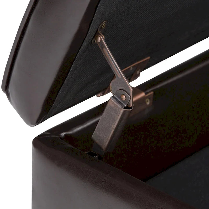 WYNDENHALL Essex 44 inch Wide Transitional Rectangle Ottoman Bench