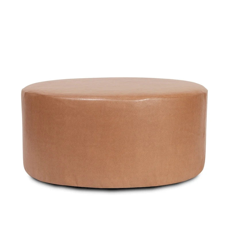 Allan Andrews 36 Universal Round Ottoman With Slipcover, Avanti Collection