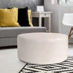 Allan Andrews 36 Universal Round Ottoman With Slipcover, Avanti Collection