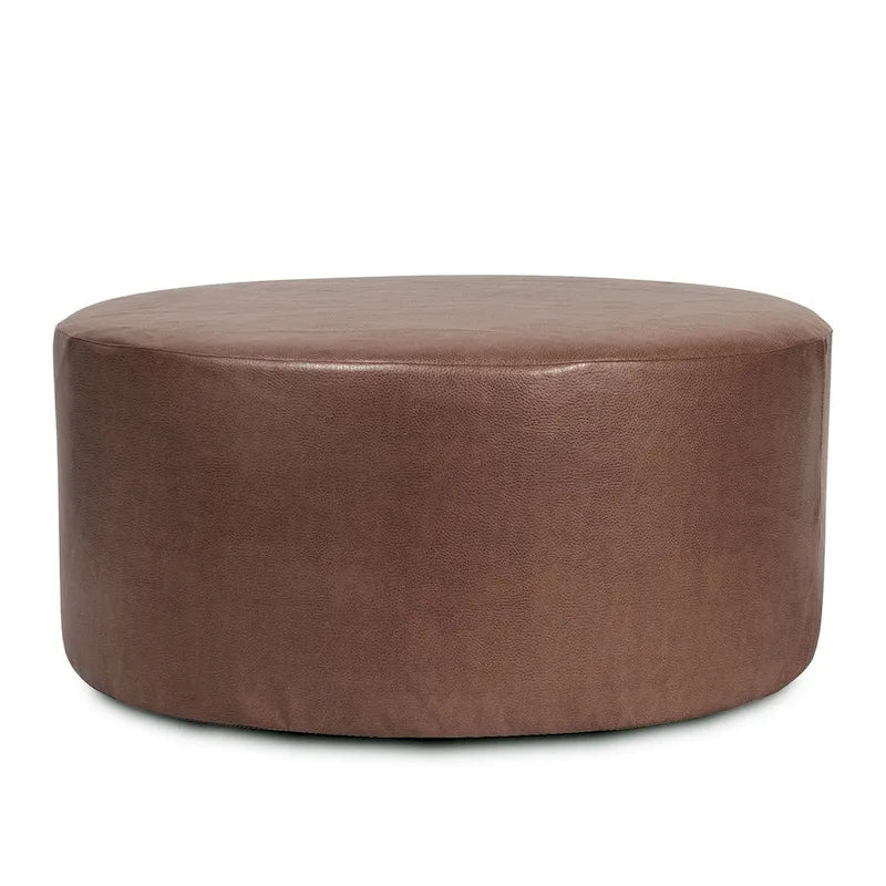 Allan Andrews 36 Universal Round Ottoman With Slipcover, Avanti Collection