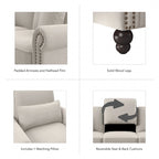 Coventry Accent Chair with Arms by Bush Furniture