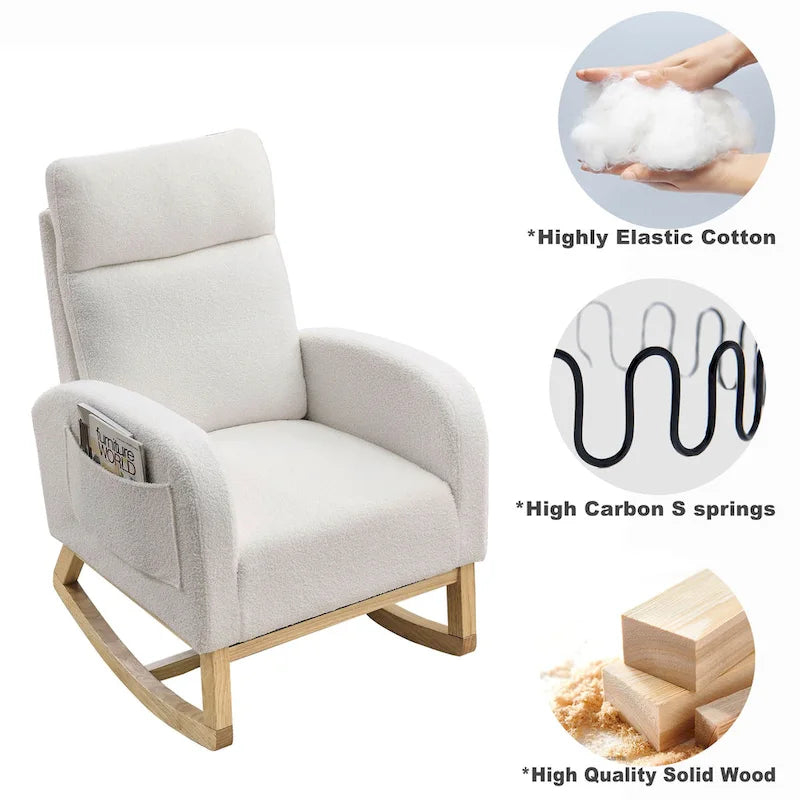 Living Room Lounge Arm Rocking Chair