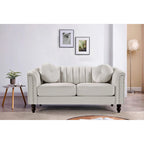 Hills Tufted Back Nailhead 2PCS Living Room set