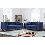 Hills Tufted Back Nailhead 2PCS Living Room set