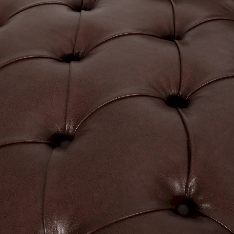 Varnell Contemporary Button Tufted Chaise Lounge by Christopher Knight Home - 64.25  L x 29.00  W x 33.75  H