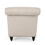 Varnell Contemporary Button Tufted Chaise Lounge by Christopher Knight Home - 64.25  L x 29.00  W x 33.75  H