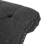 Varnell Contemporary Button Tufted Chaise Lounge by Christopher Knight Home - 64.25  L x 29.00  W x 33.75  H