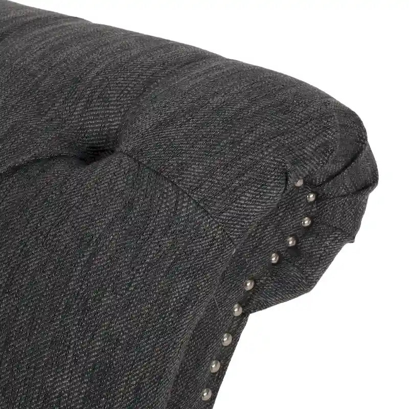 Varnell Contemporary Button Tufted Chaise Lounge by Christopher Knight Home - 64.25  L x 29.00  W x 33.75  H
