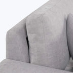 Modern L-Shape 3 Seat Reversible Sectional Couch,with Storage Chaise and 2 Stools