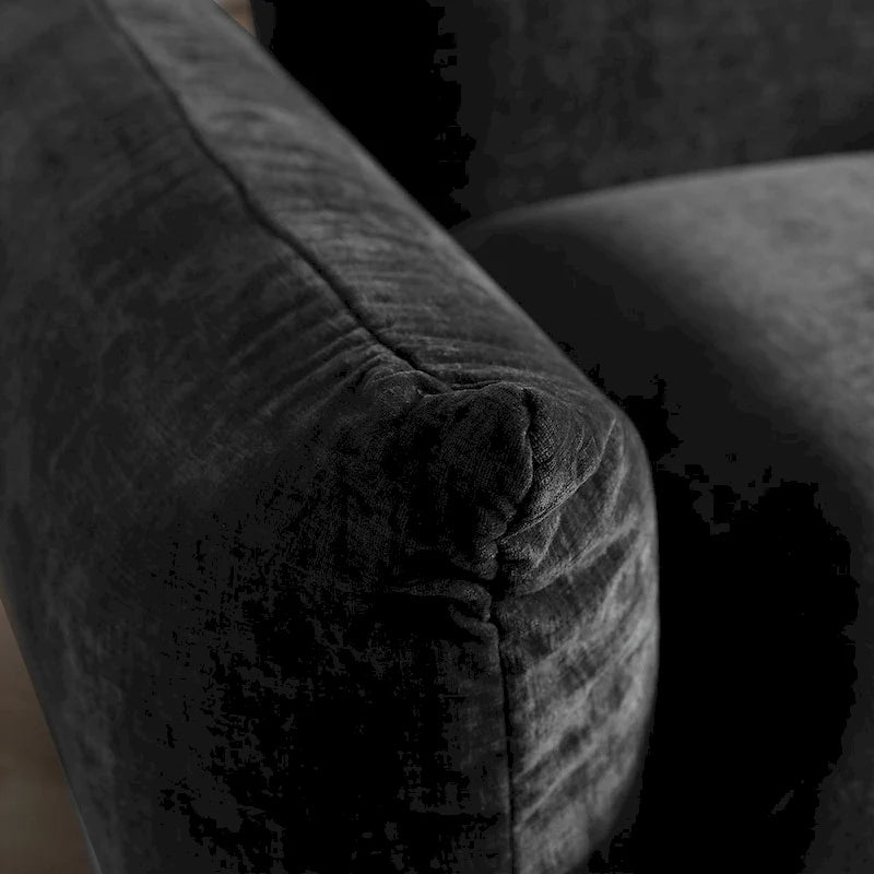 L-Shaped Sectional Sofa, Minimalist Chenille Modular Sofas Couches With Ottoman