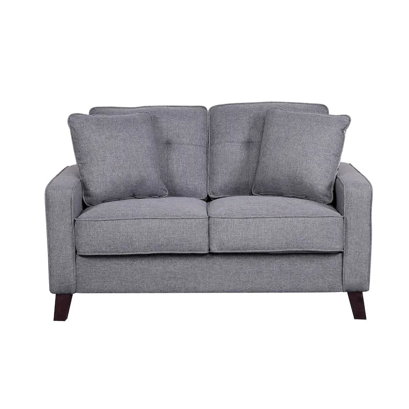 Mid-century Fabric Loveseat