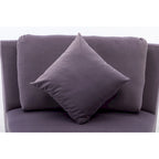 136  Velvet Semicircle couch Modular Curve Sectional Sofa