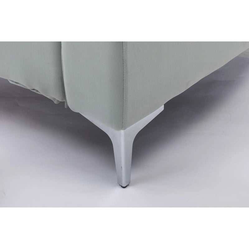 136  Velvet Semicircle couch Modular Curve Sectional Sofa