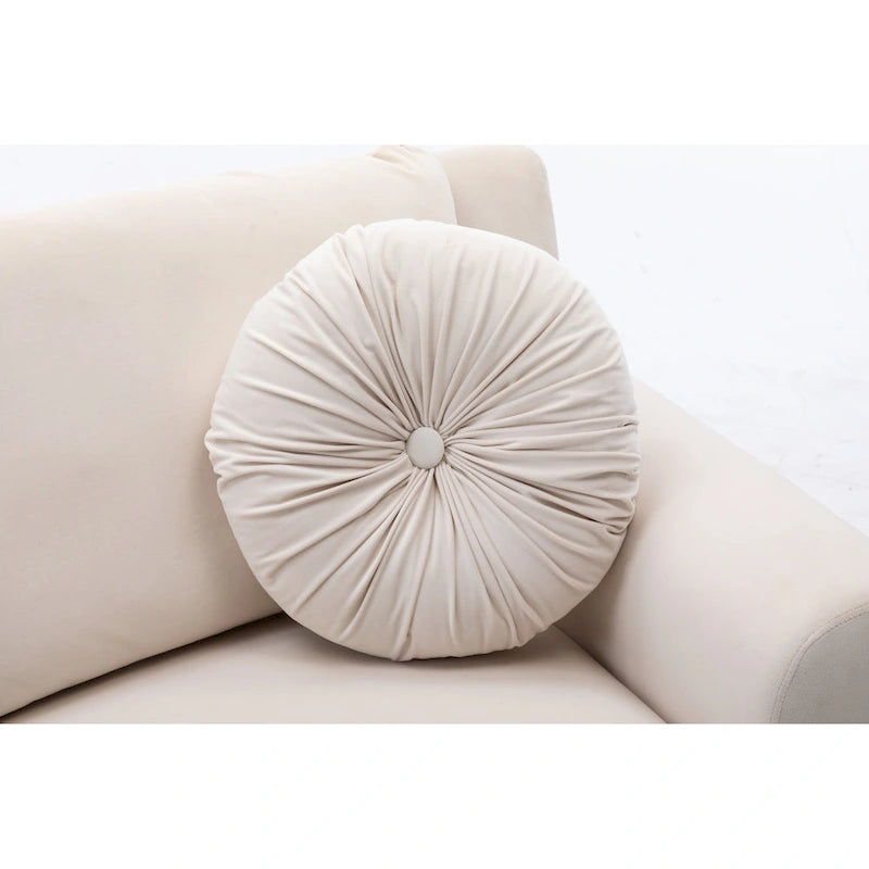 136  Velvet Semicircle couch Modular Curve Sectional Sofa