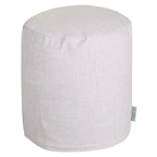 Majestic Home Goods Wales Collection Indoor Ottoman Pouf 16  L x 16  W x 17  H