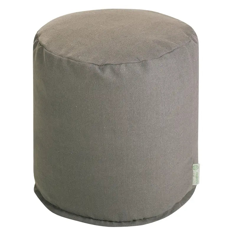 Majestic Home Goods Wales Collection Indoor Ottoman Pouf 16  L x 16  W x 17  H