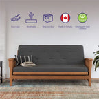 DHP Trule 6-Inch Bonnell Coil Futon Mattress