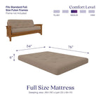 DHP Trule 6-Inch Bonnell Coil Futon Mattress