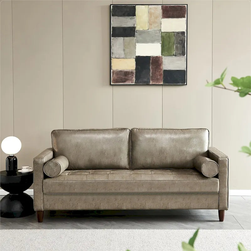 Modern Mid-Century Loceseat Sofa For Livingroom