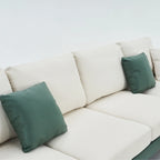 Ouyessir U-Shape Sectional Sofa 4-Seat Couch with Double Chaise Lounge