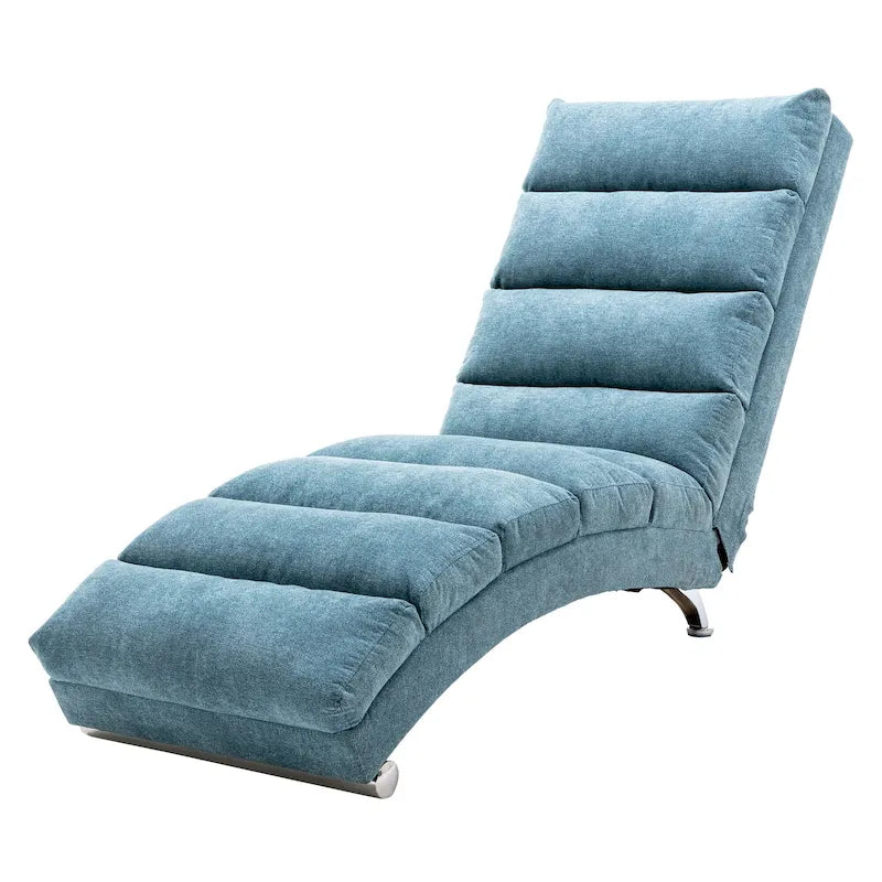 Modern Tufted Oversized Chaise Lounge Massage Chair For Living Room, Bedroom