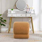 Modern S-shape Ottoman Makeup Stool Footstool for Living Room,Bedroom