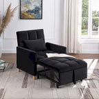 Aukfa Sleeper Chair Bed Convertible Single Sofa Chair with Pillow