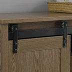 Bridgevine Home Lincoln Farmhouse 60 Inch TV Stand Console for TVs up to 64 inches