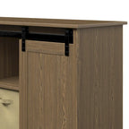 Bridgevine Home Lincoln Farmhouse 60 Inch TV Stand Console for TVs up to 64 inches