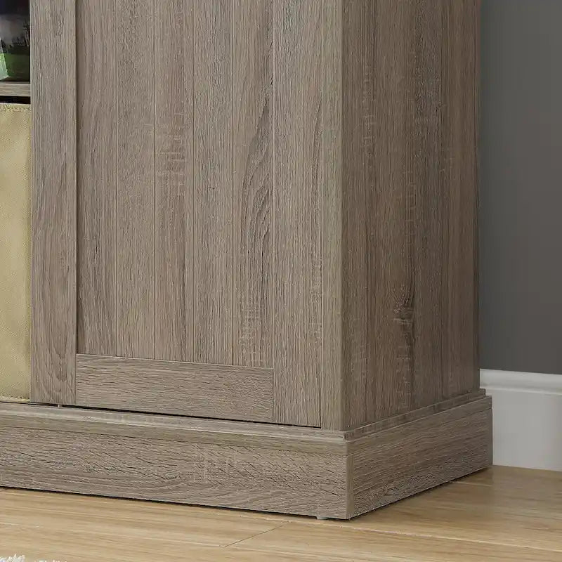 Bridgevine Home Lincoln Farmhouse 60 Inch TV Stand Console for TVs up to 64 inches