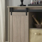 Bridgevine Home Lincoln Farmhouse 60 Inch TV Stand Console for TVs up to 64 inches