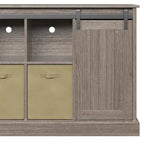 Bridgevine Home Lincoln Farmhouse 60 Inch TV Stand Console for TVs up to 64 inches