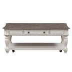 Magnolia Manor Antique White 3 Piece Set (1-Cocktail 2-End Tables)