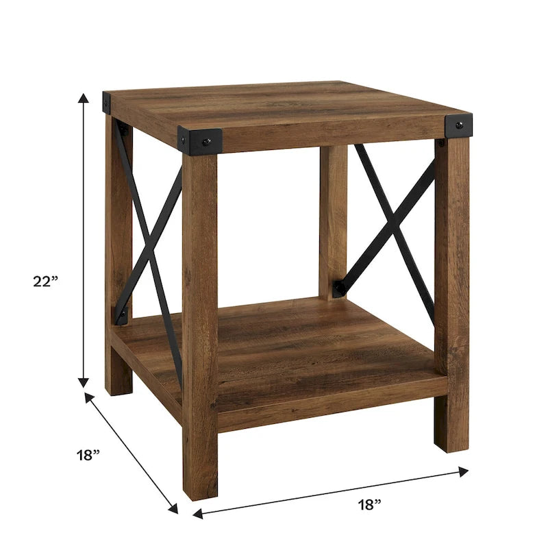 Middlebrook Kujawa 18-inch X-side Accent Table (Set of 2)