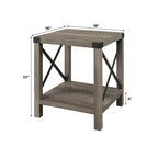 Middlebrook Kujawa 18-inch X-side Accent Table (Set of 2)
