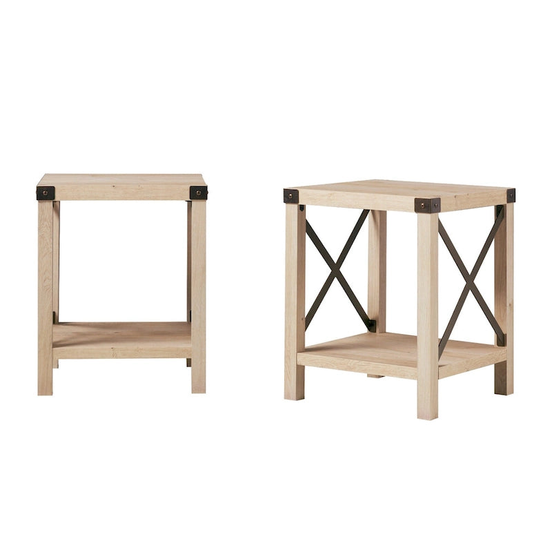 Middlebrook Kujawa 18-inch X-side Accent Table (Set of 2)