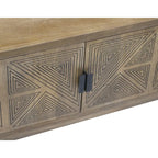 Bidi Mid-Century Modern 56-inch Wood 2-Open Shelf TV Stand by Furniture of America